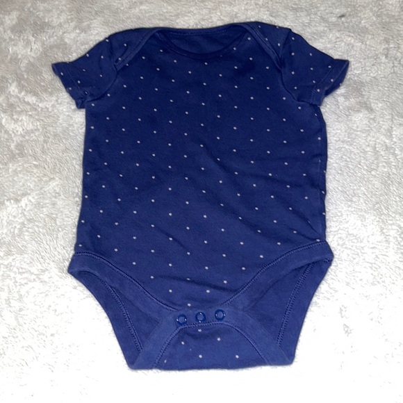 (3 for $10) F&F navy star bodysuit - Picture 1 of 6